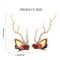 LED Light Christmas Hair Clips Reindeer Antlers Xmas Hairpins Hair Barrettes Cute Party Cosplay Head Pieces Hair Accessories for Women and Girls (Pack of 2)